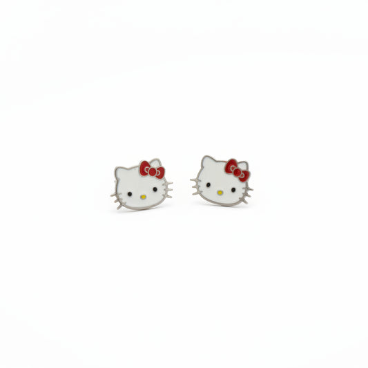 Orecchini Bimba Hello Kitty in Argento Gioielli in Argento