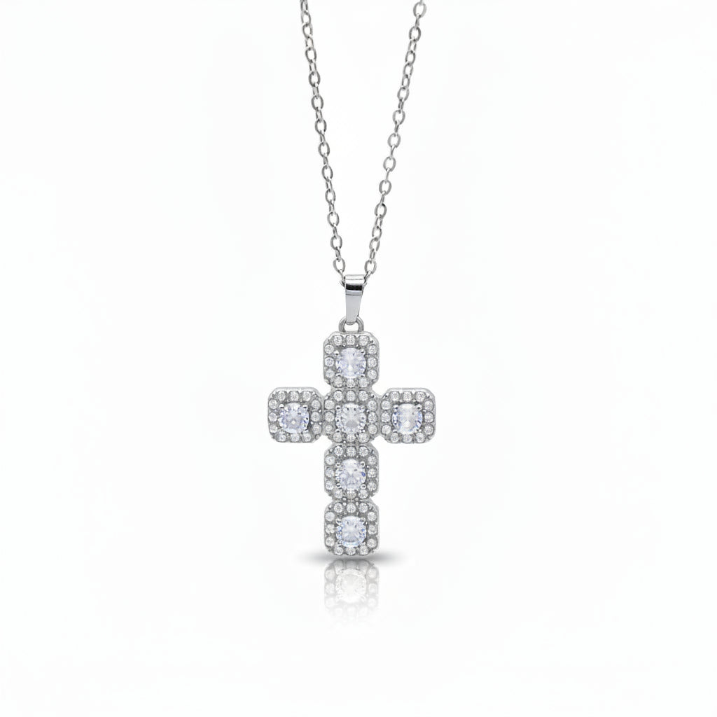 Collana Croce con Zirconi Gaiè Bijoux