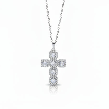 Collana Croce con Zirconi Gaiè Bijoux
