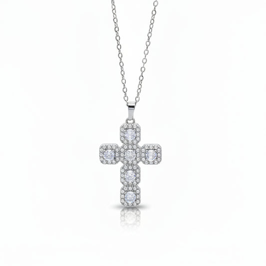 Collana Croce con Zirconi Gaiè Bijoux