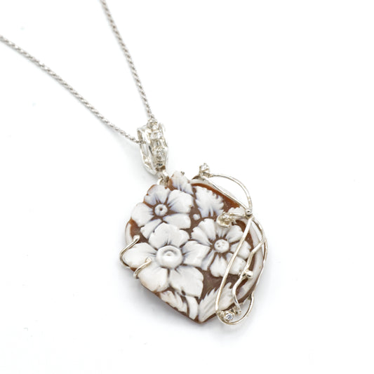 Collana in Argento con Cammeo