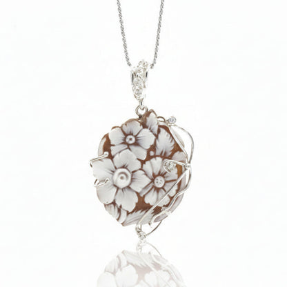 Collana in Argento con Cammeo