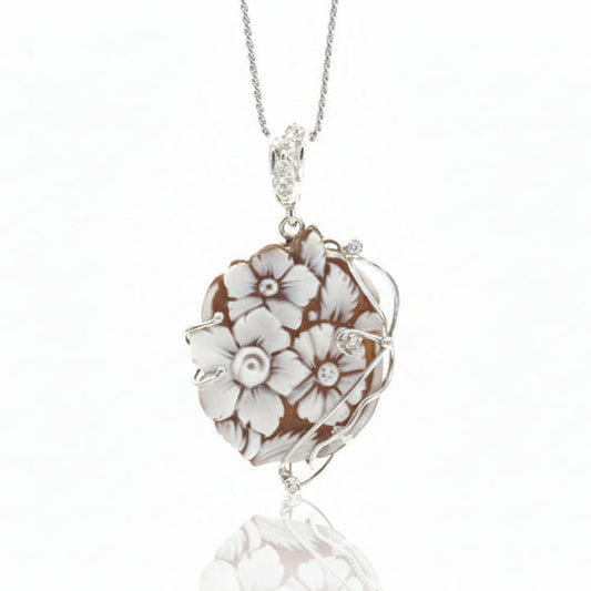 Collana in Argento con Cammeo