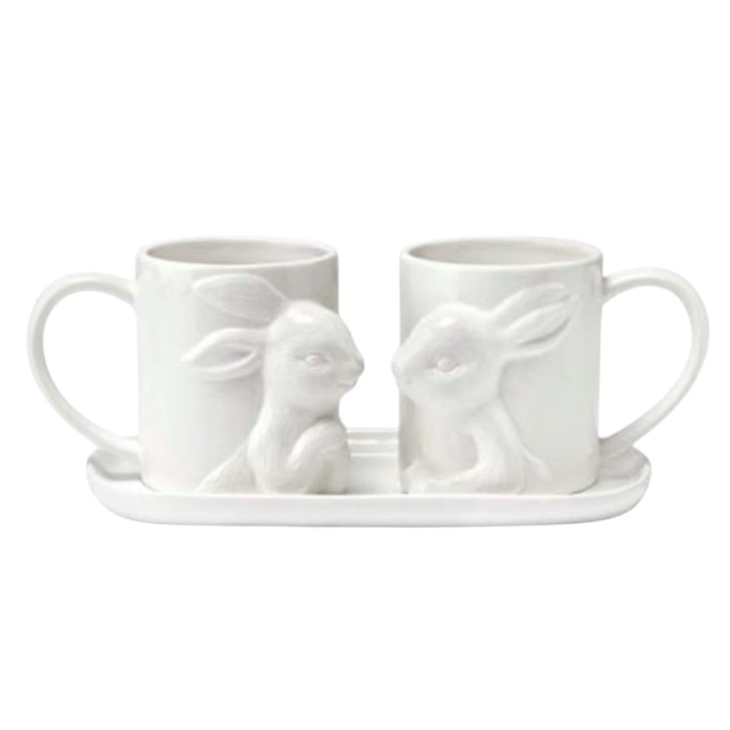 Fade Set 2 Mug con Vassoio "Bunny"