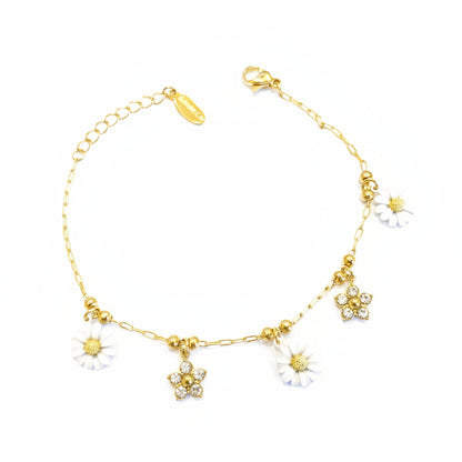 Bracciale Gold Fiorellini e Sfere Gaiè Bijoux