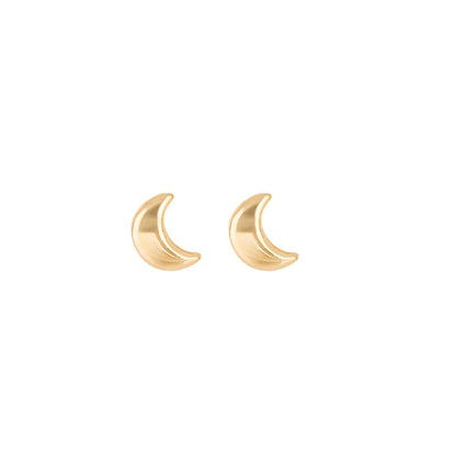 Orecchini Luna in Oro Giallo 9 Carati