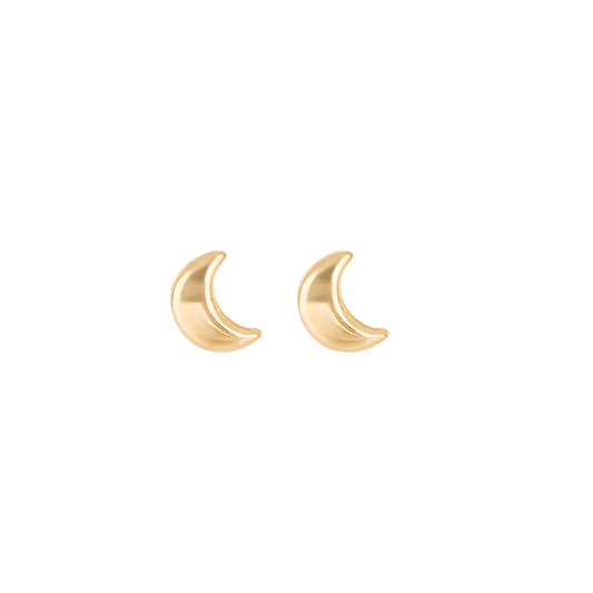 Orecchini Luna in Oro Giallo 9 Carati