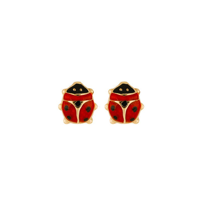 Cerchietti Bimba Coccinelle in Oro 9 Carati - 375