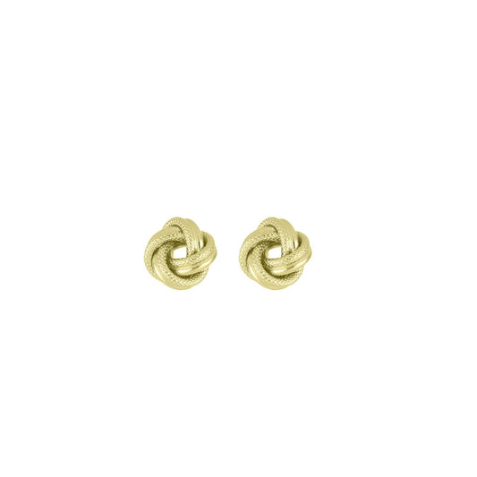 Orecchini Nodo in Oro Giallo 9 Carati
