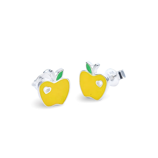 Orecchini Bimba Mele in Argento