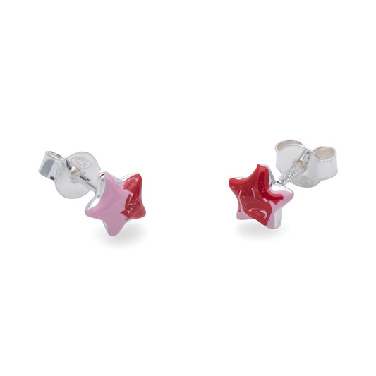 Orecchini Bimba Stelline in Argento