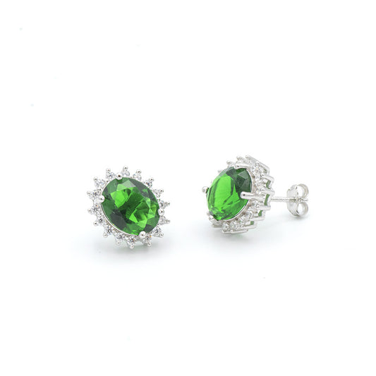 Orecchini Kate Verdi In Argento