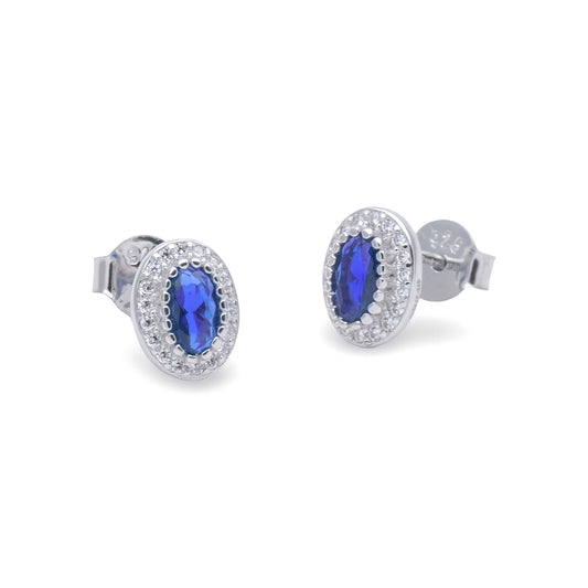 Orecchini  Mini Kate Blu Zaffiro in Argento