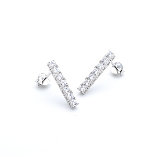 Orecchini Tennis in Argento