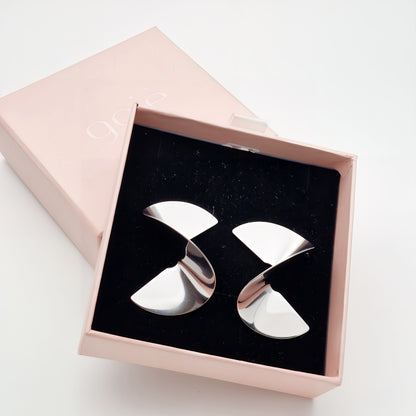 Orecchini Coclea Argentati