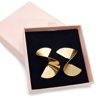 Orecchini Coclea Dorati