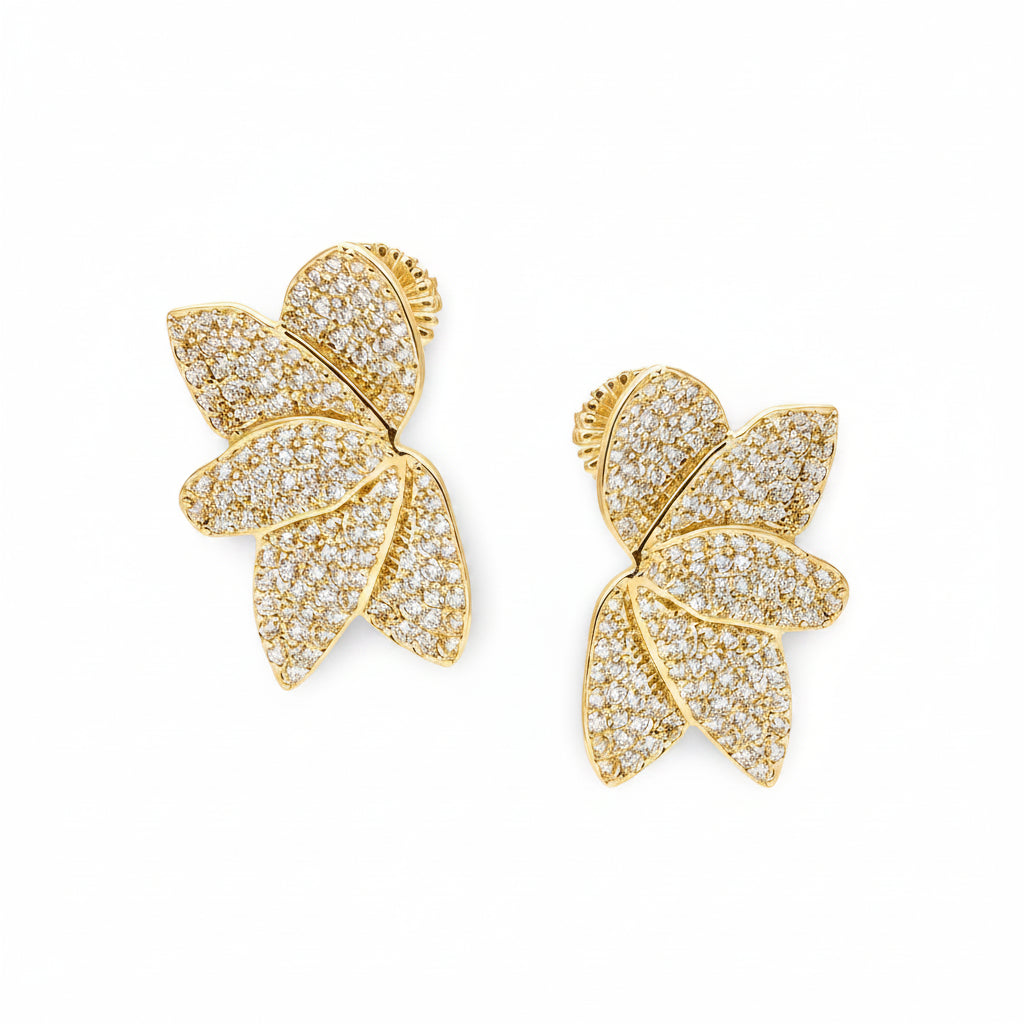 Orecchini Foglioline dorati Gaiè Bijoux