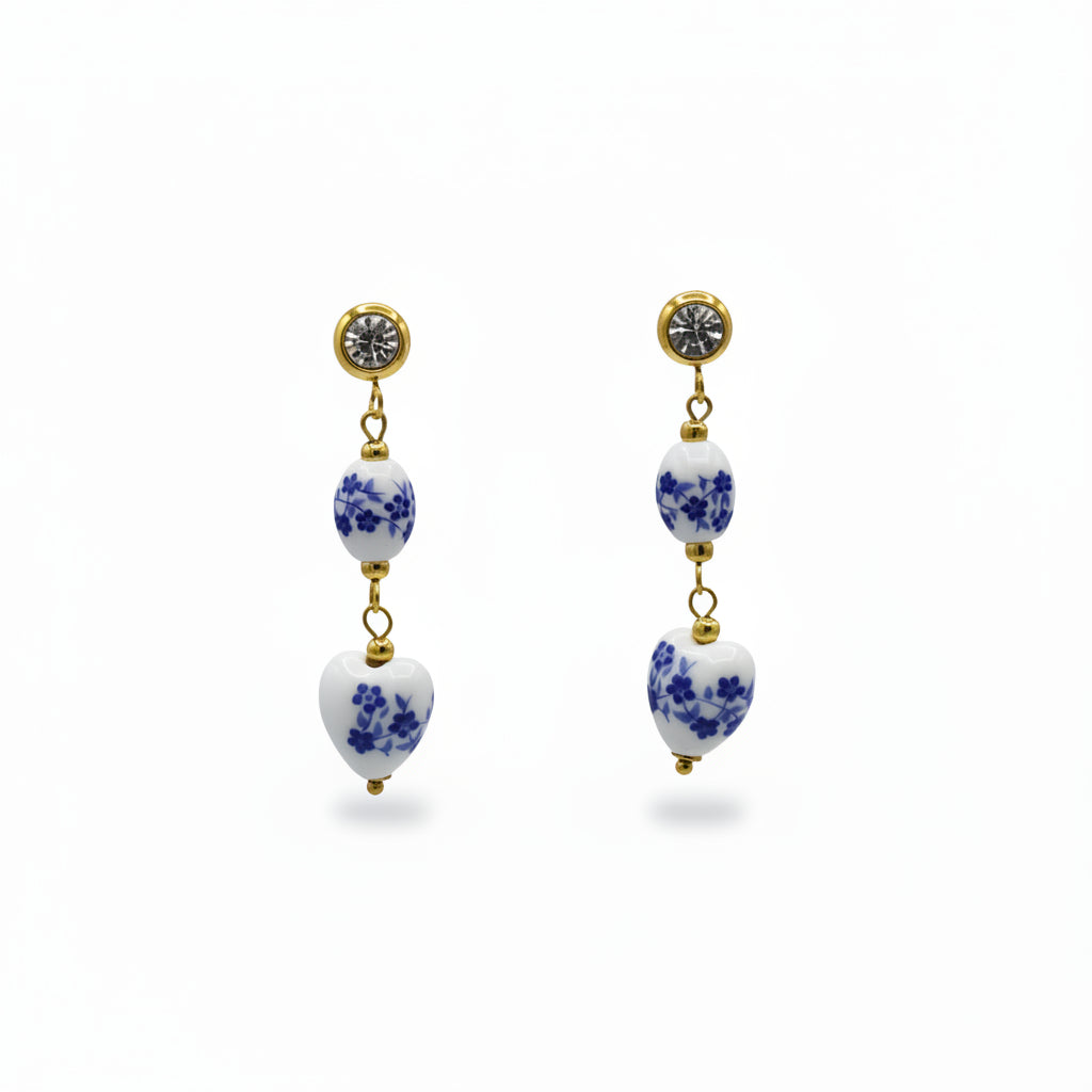 Orecchini Punto Luce e Ceramica Pendenti Gaiè Bijoux