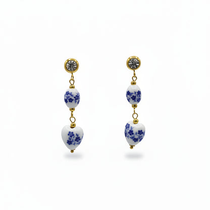 Orecchini Punto Luce e Ceramica Pendenti Gaiè Bijoux