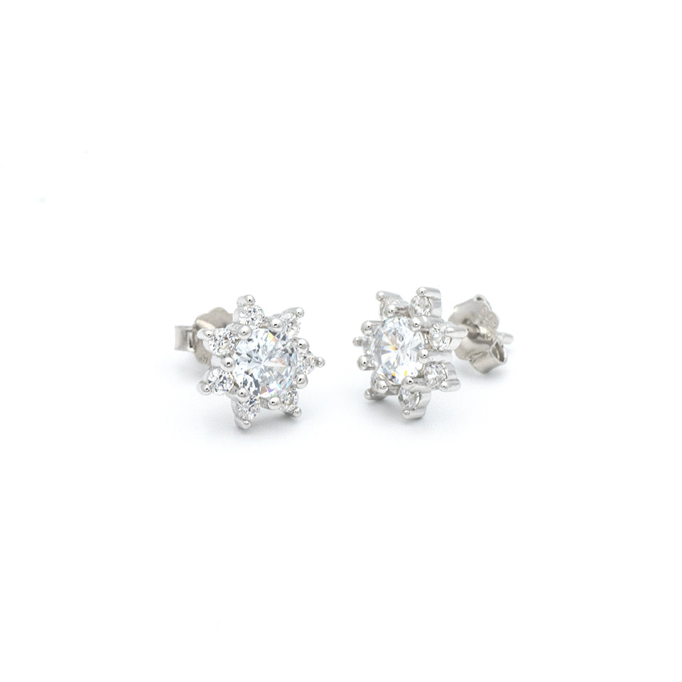Orecchini Fiore in Argento Gioielli in Argento