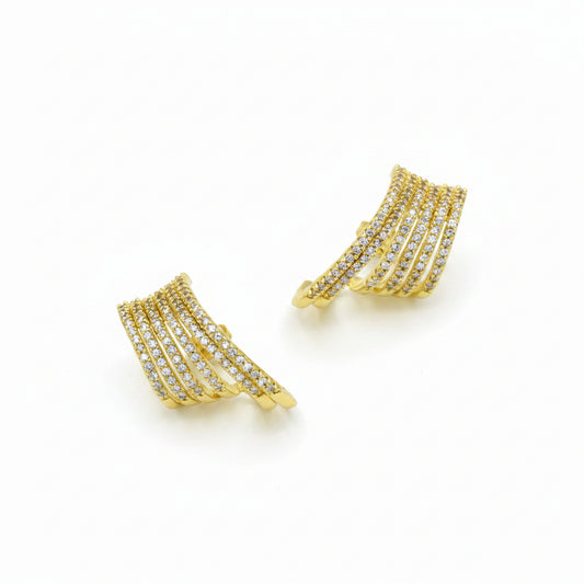 Orecchini con Zirconi Gold Gaiè Bijoux
