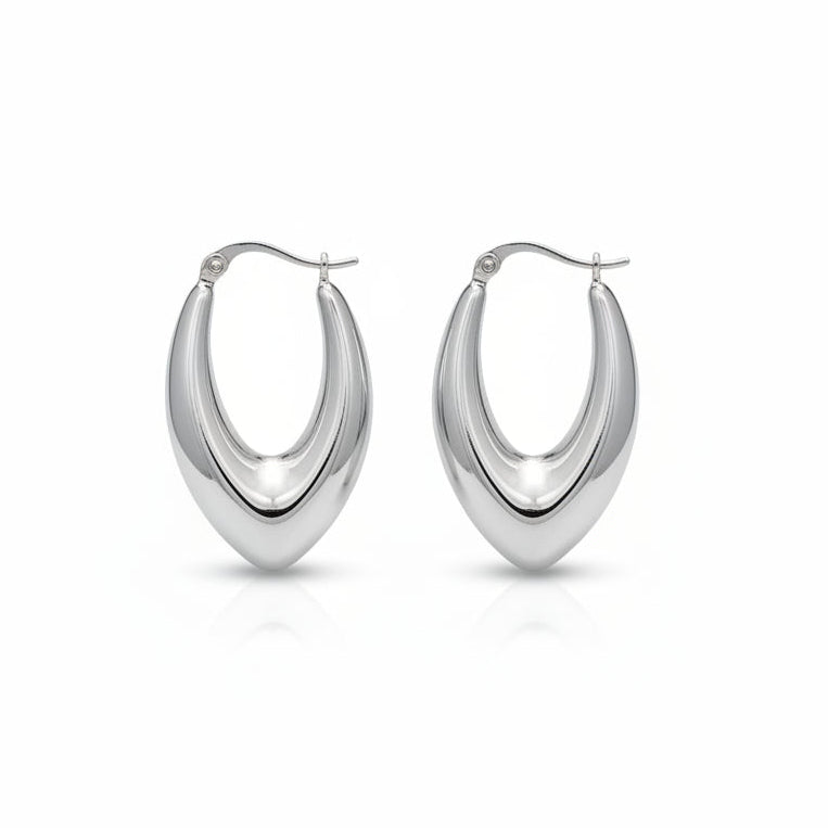 Orecchini Ovali Silver Gaiè Bijoux