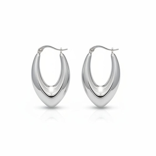 Orecchini Ovali Silver Gaiè Bijoux