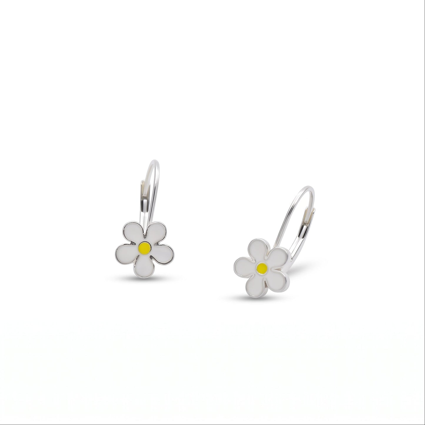Orecchini per Bambina in Argento 925  Margherita Smaltata