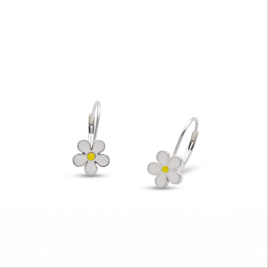 Orecchini per Bambina in Argento 925  Margherita Smaltata
