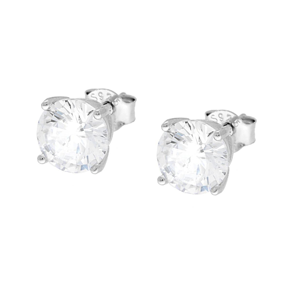 Orecchini punto luce in argento 7 mm Gioielli in Argento