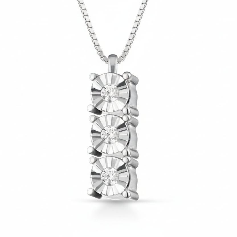 Collana Trilogy Micro PG Gioielli Oro e Diamanti PG Gioielli