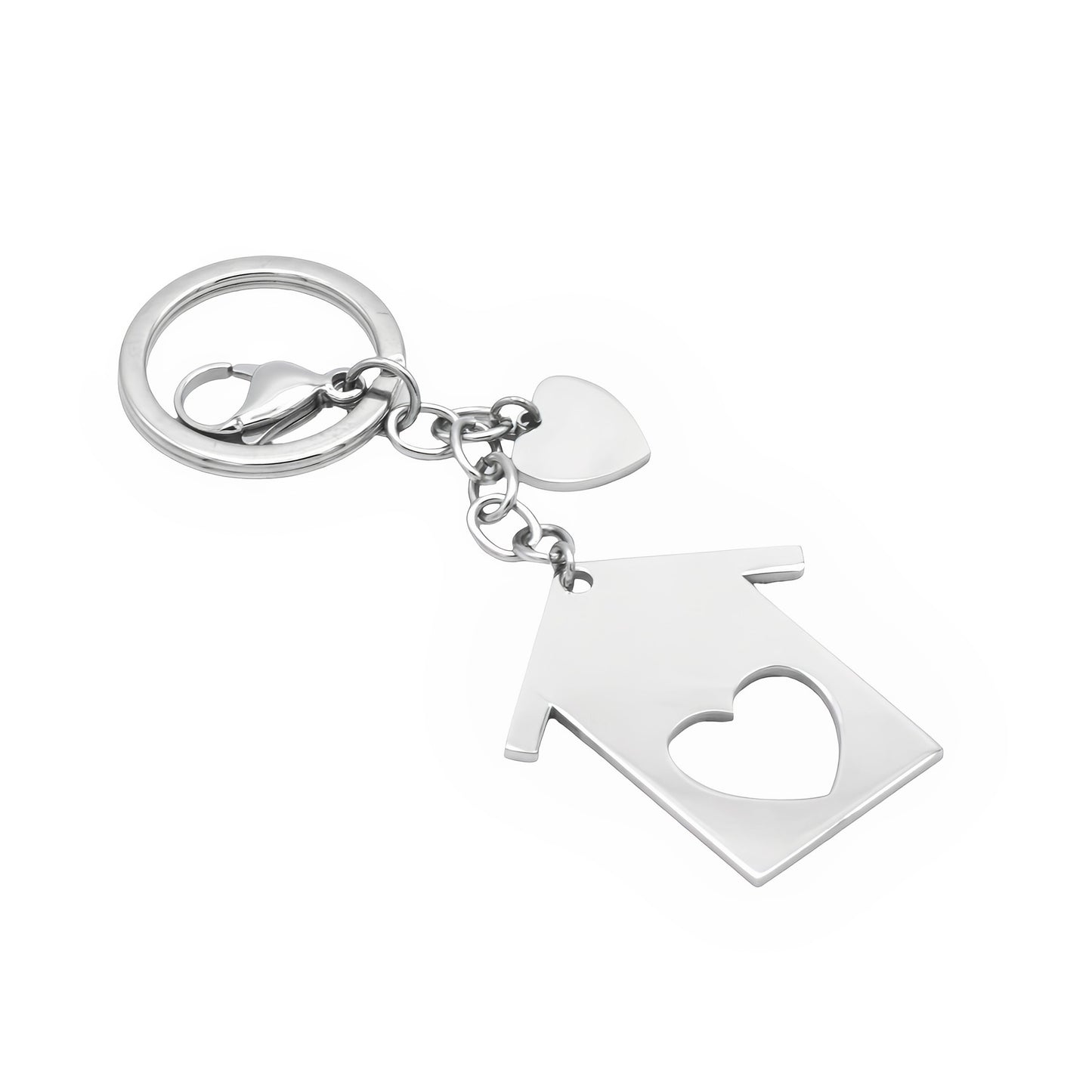 Portachiavi Casetta e Cuore