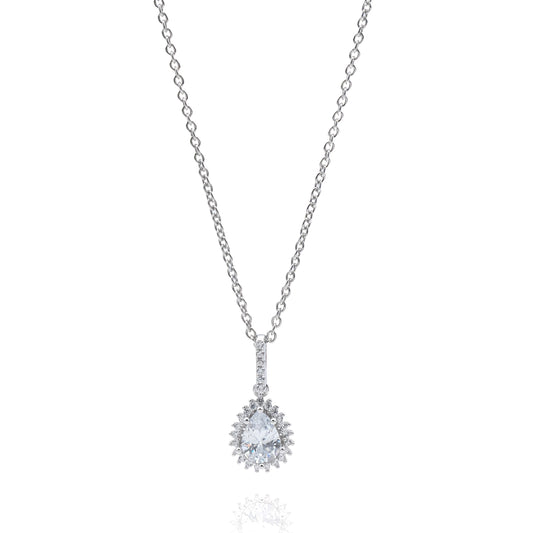 Collana Punto Luce a Goccia in Argento