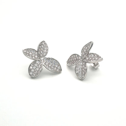 Orecchini Foglioline Argentati Gaiè Bijoux
