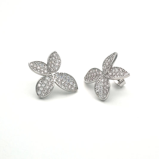 Orecchini Foglioline Argentati Gaiè Bijoux
