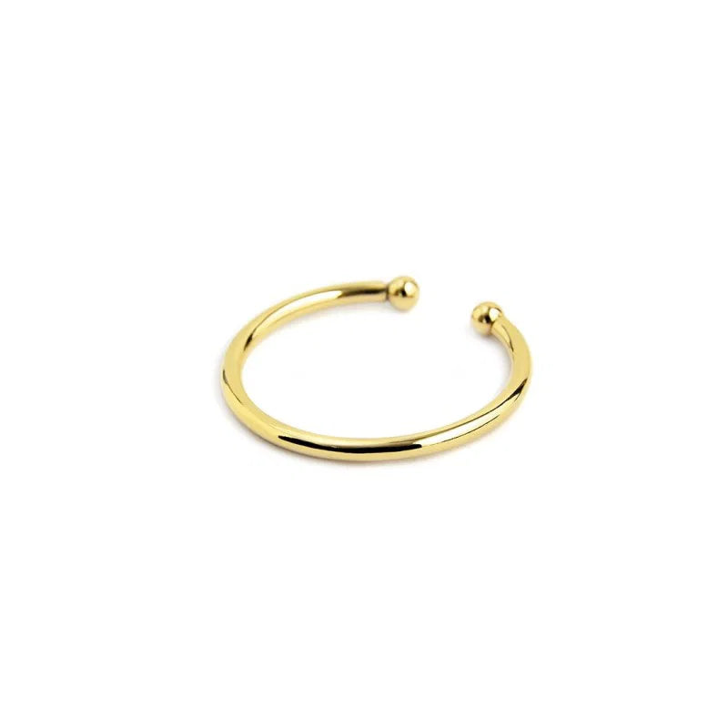 Anello da Falange in Acciaio Oro Marlù