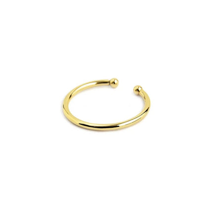 Anello da Falange in Acciaio Oro Marlù
