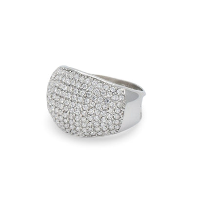 Anello Pavè Argentato