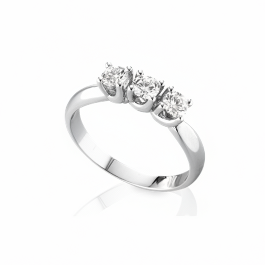 PG Gioielli Anello Trilogy con Diamanti