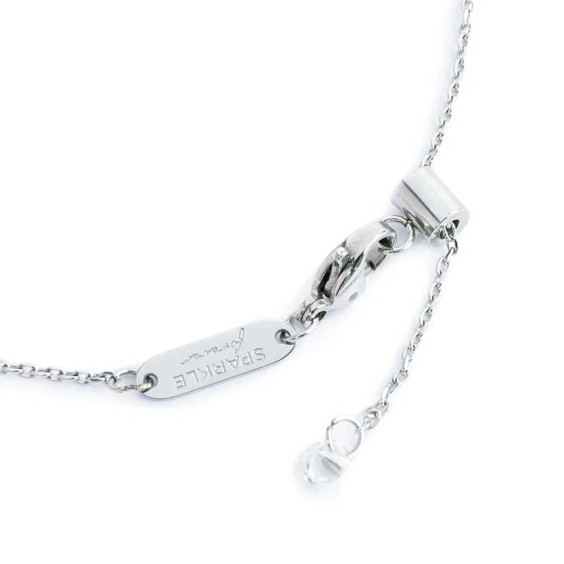 Bracciale Catena Cutting Cross con Tre Zirconi Centrali in Acciaio Marlù