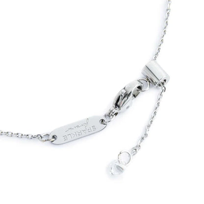 Bracciale Catena Cutting Cross con Zircone Centrale in Acciaio Marlù