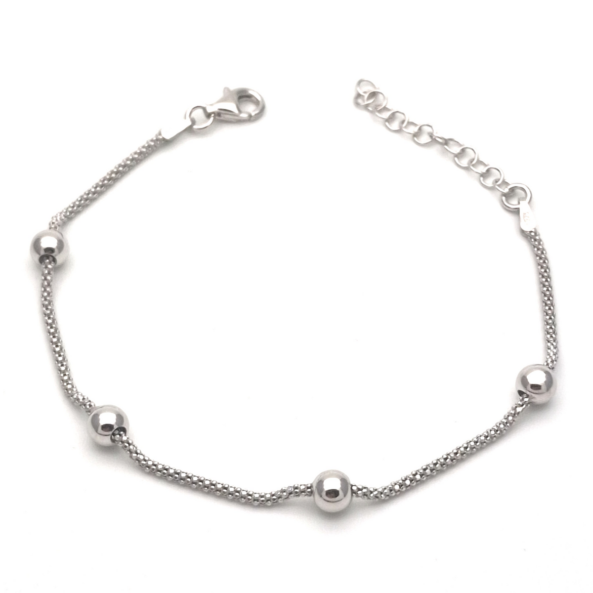 Bracciale Popcorn in Argento e sfere Gioielli in Argento