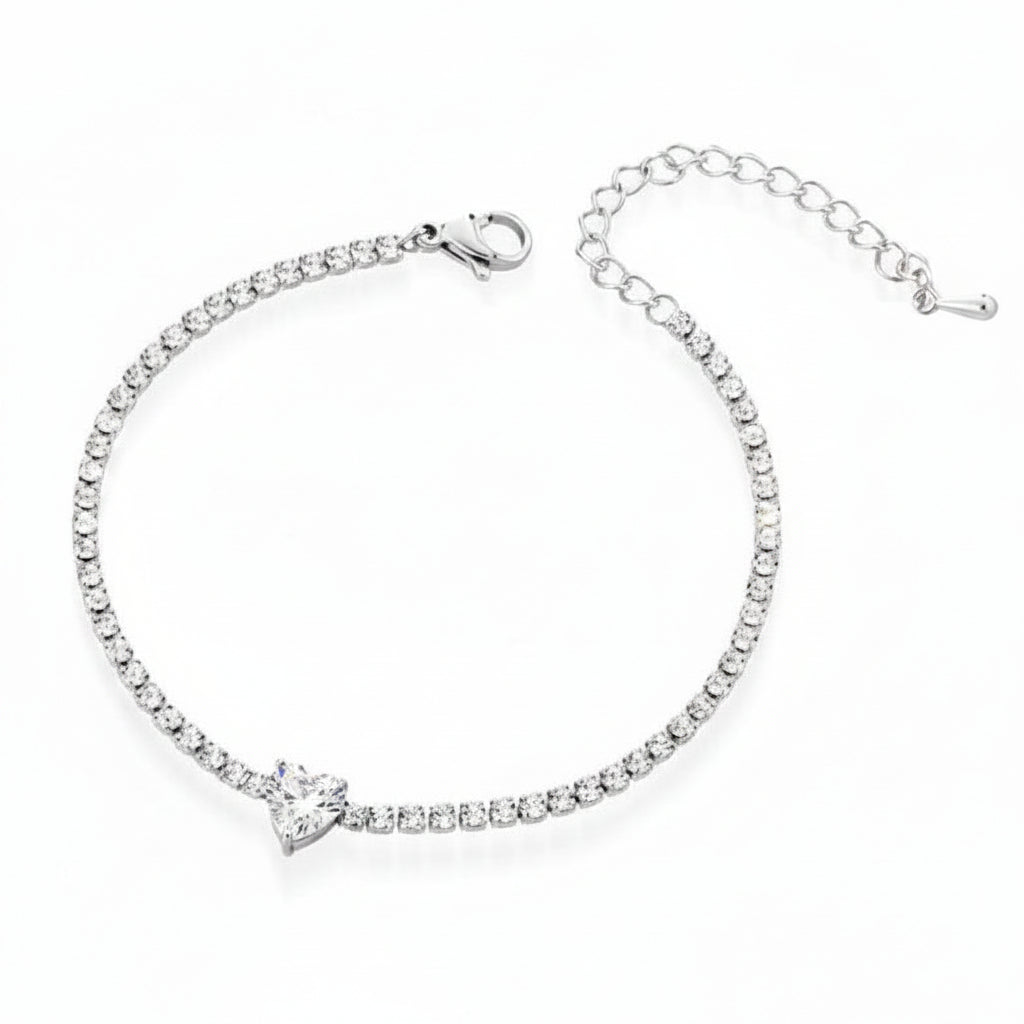 Bracciale Tennis con Cuore Gaiè Bijoux