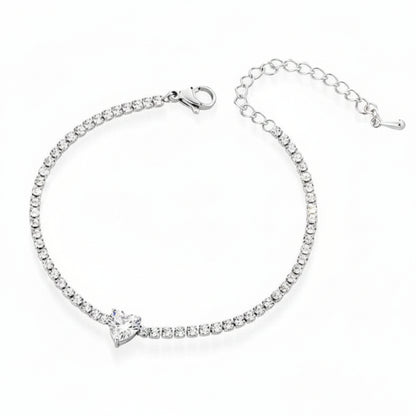 Bracciale Tennis con Cuore Gaiè Bijoux