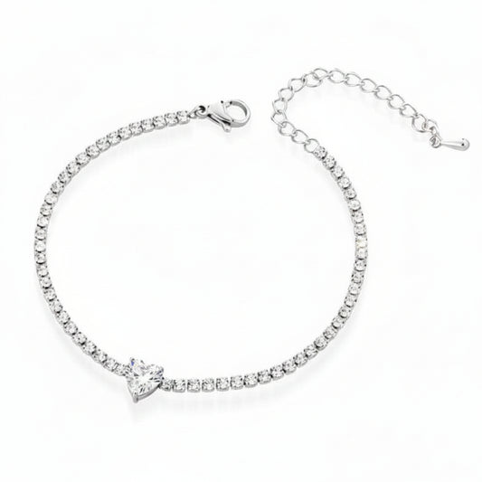 Bracciale Tennis con Cuore Gaiè Bijoux