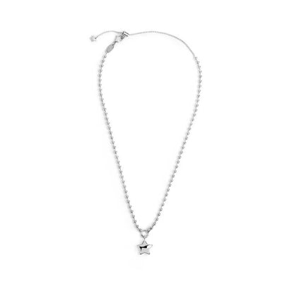 Collana Marlù Catena a Sfere con Stella in Acciaio
