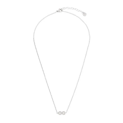 Collana Infinito con Cristalli in Acciaio Marlù