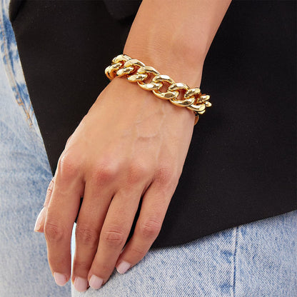Bracciale Groumette in Bronzo Dorato