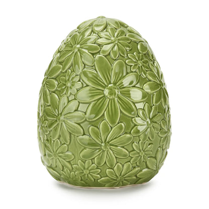 Fade Floral Egg Uovo Decorativo Verde Fade