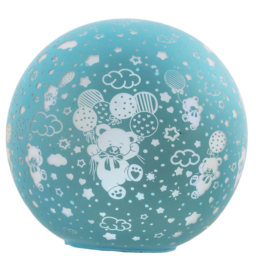 Bagutta Lampada Sfera Girevole Celeste Orsetto Bagutta